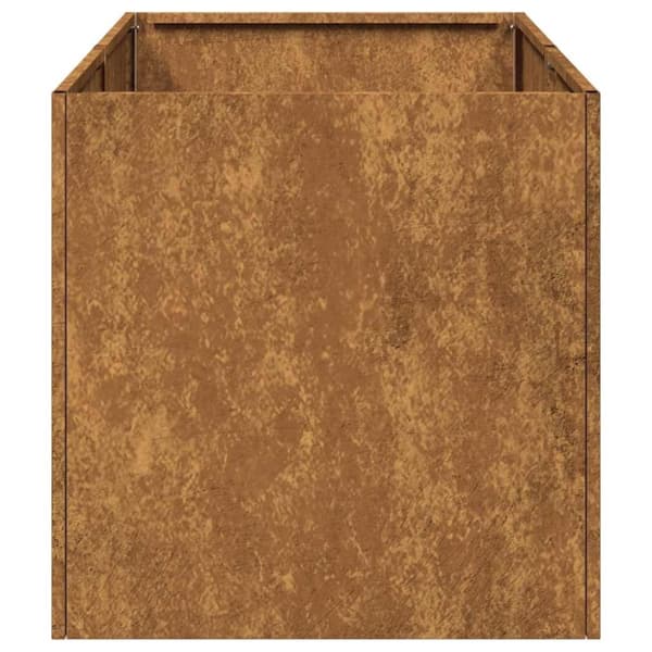 vidaXL Plantekasse rust 40x80x40 cm forvitringsstål