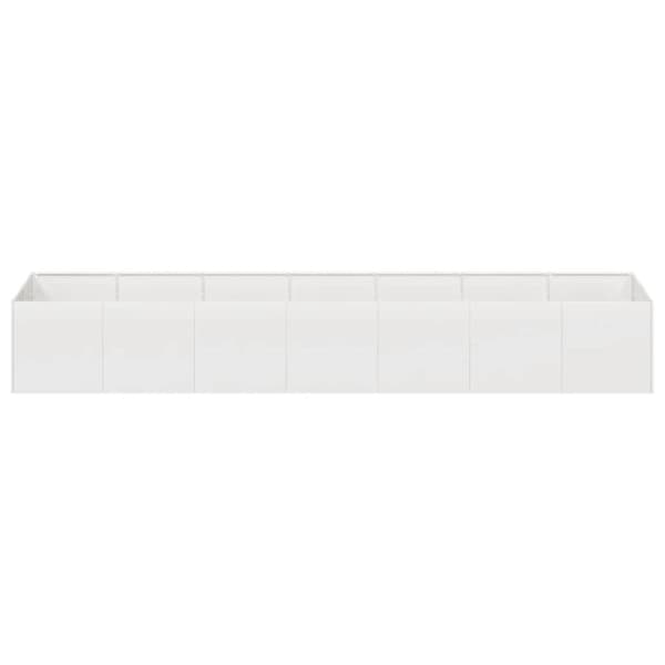 vidaXL Planteringskärl 280x80x40 cm rostfritt stål
