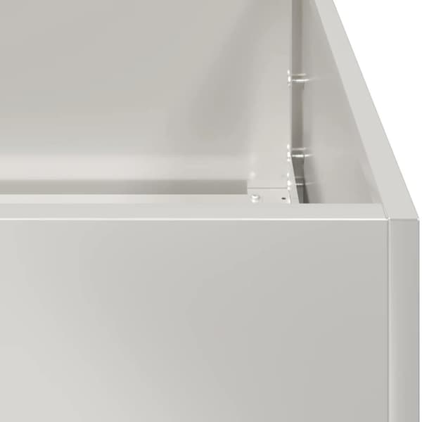 vidaXL Planteringskärl 280x80x40 cm rostfritt stål