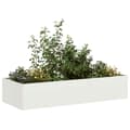 Miniatyrbilde 2 av 10: vidaXL Plantekasse hvit 200x80x40 cm stål