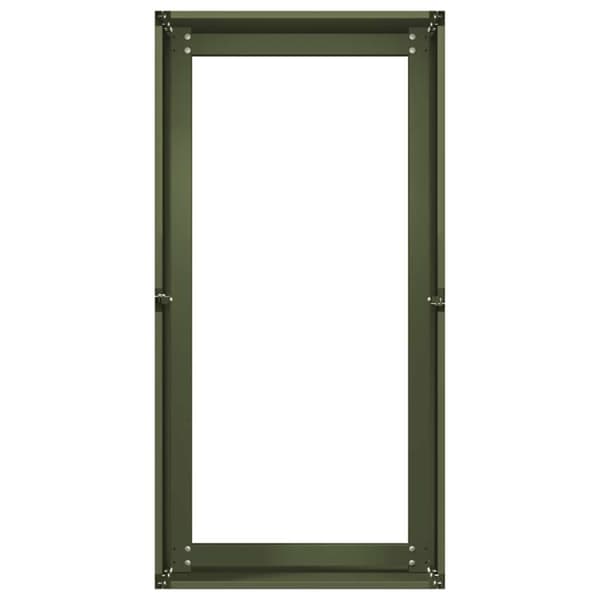 vidaXL Planteringskärl olivgrön 40x80x40 cm kallvalsat stål