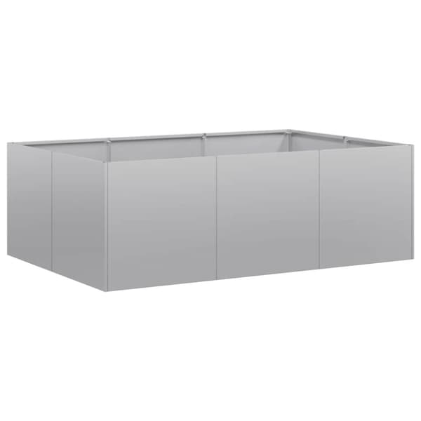 vidaXL Planteringskärl 120x80x40 cm galvaniserat stål