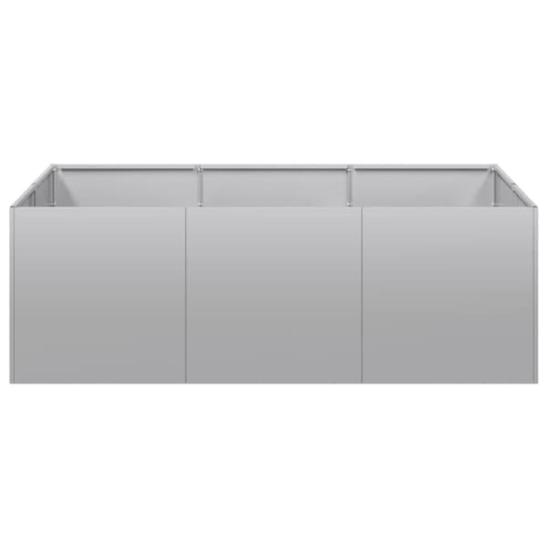 vidaXL Planteringskärl 120x80x40 cm galvaniserat stål