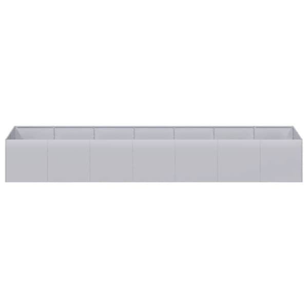 vidaXL Plantekasse 280x80x40 cm galvanisert stål