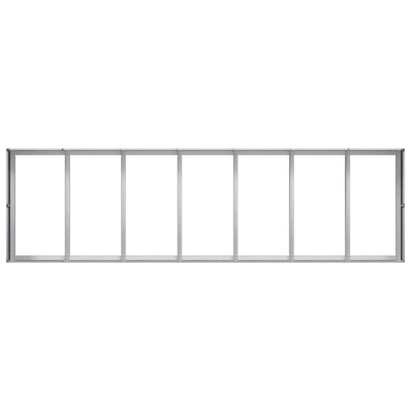vidaXL Plantekasse 280x80x40 cm galvanisert stål