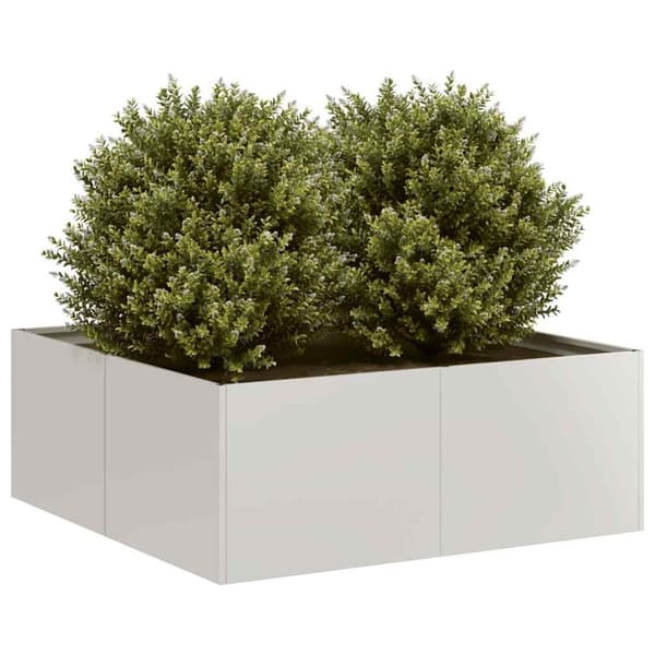 vidaXL plantekasse 80x80x30 cm rustfrit stål