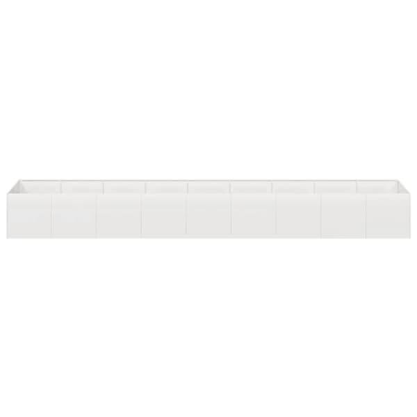 vidaXL plantekasse 360x80x40 cm rustfrit stål