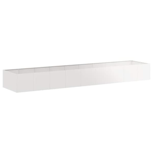 vidaXL plantekasse 360x80x40 cm rustfrit stål