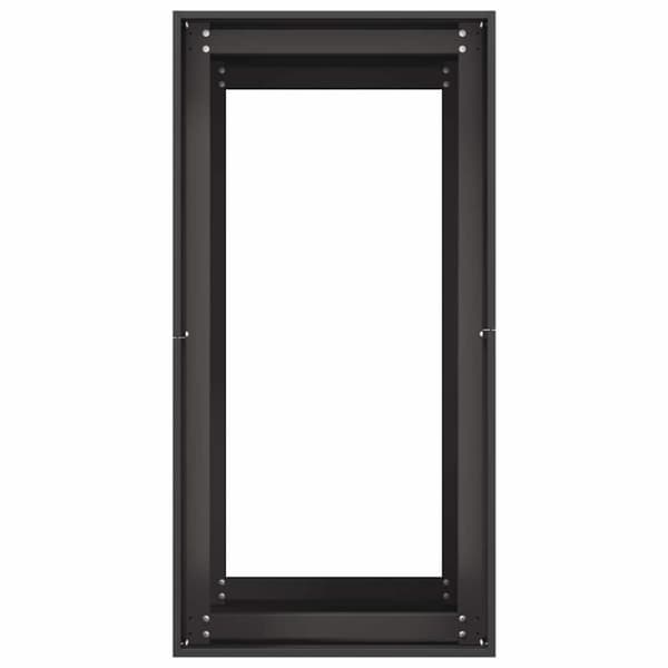 vidaXL plantekasse 40x80x80 cm stål sort