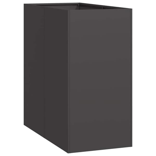 vidaXL plantekasse 40x80x80 cm stål sort