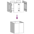 Miniatyrbillede 7 af 10: vidaXL plantekasse 80x80x80 cm galvaniseret stål