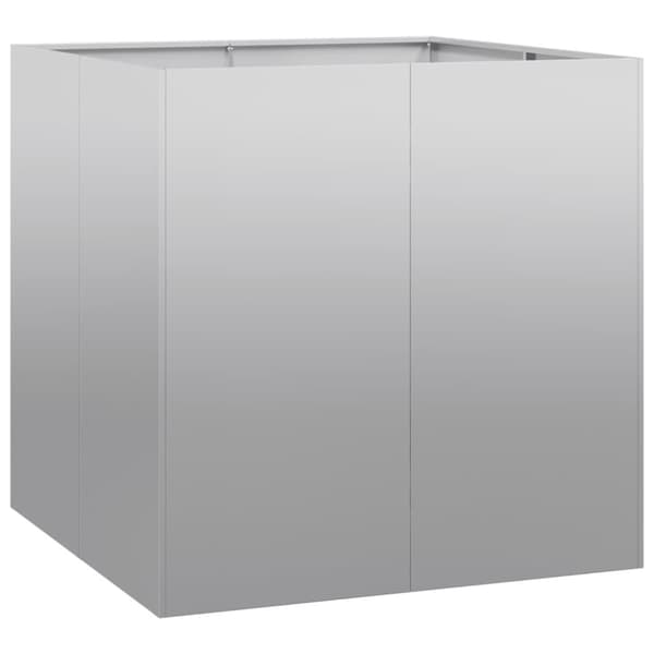 vidaXL plantekasse 80x80x80 cm galvaniseret stål