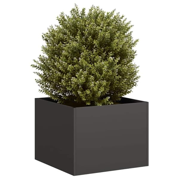 vidaXL plantekasse 40x40x30 cm stål sort