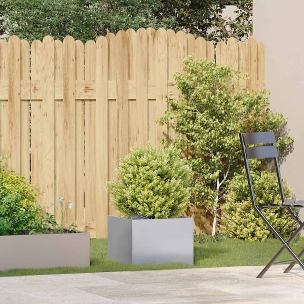 vidaXL Plantekasse 40x40x30 cm galvanisert stål
