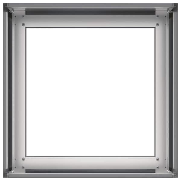 vidaXL Plantekasse 40x40x30 cm galvanisert stål