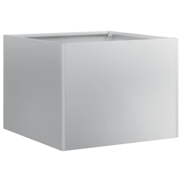 vidaXL Plantekasse 40x40x30 cm galvanisert stål