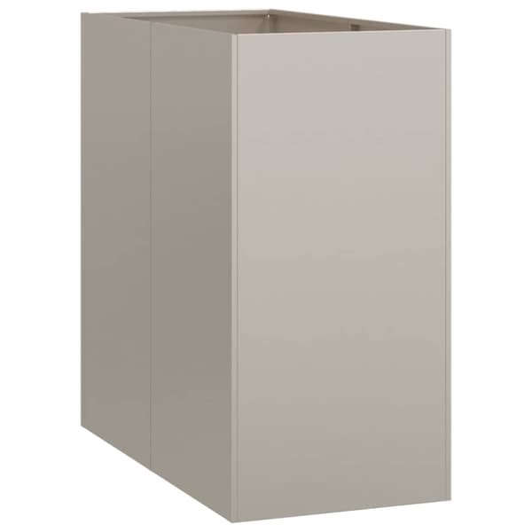 vidaXL Plantekasse rust 40x80x80 cm forvitringsstål