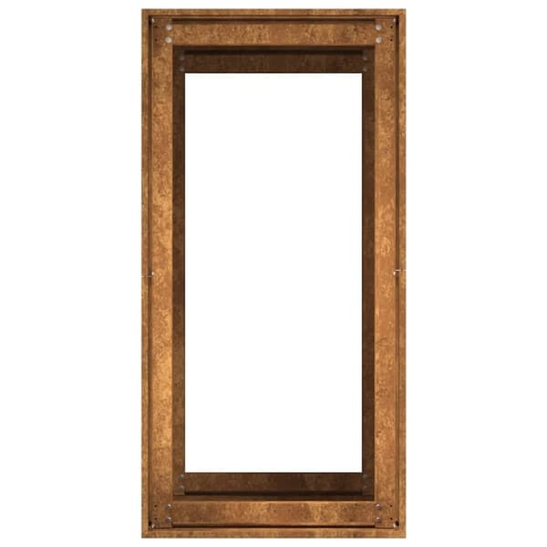 vidaXL Plantekasse rust 40x80x80 cm forvitringsstål