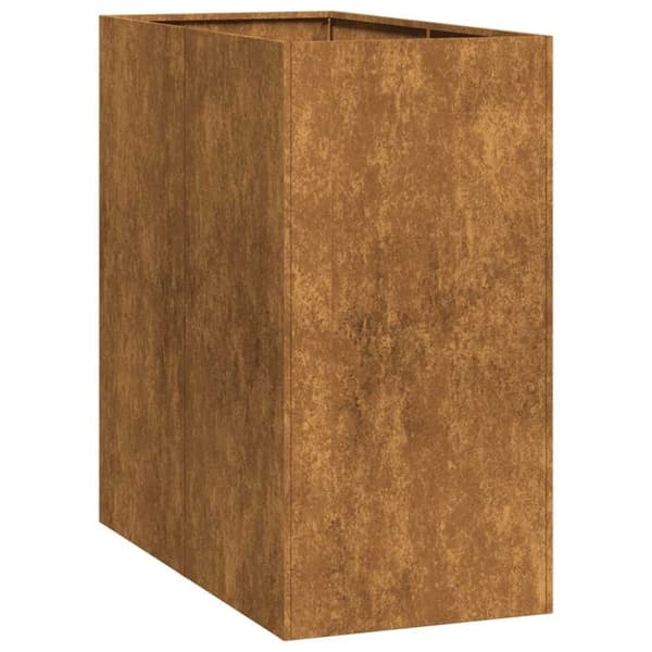 vidaXL Plantekasse rust 40x80x80 cm forvitringsstål