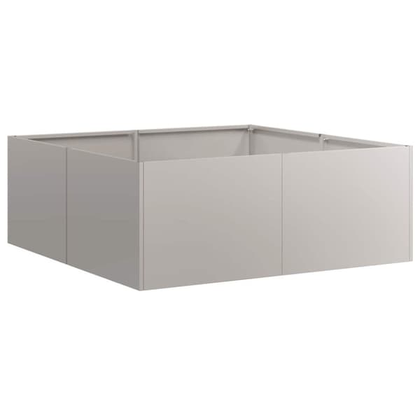 vidaXL Plantekasse rust 80x80x30 cm forvitringsstål