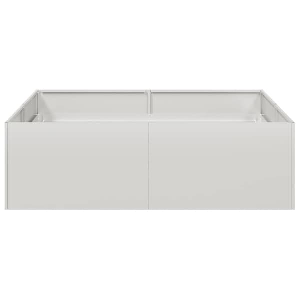 vidaXL Plantekasse 100x100x30 cm rustfritt stål