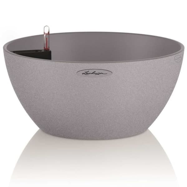 LECHUZA Planteringsmaskin CUBETO Färg 40 ALLT-I-ETT Stengrå 13840 421448