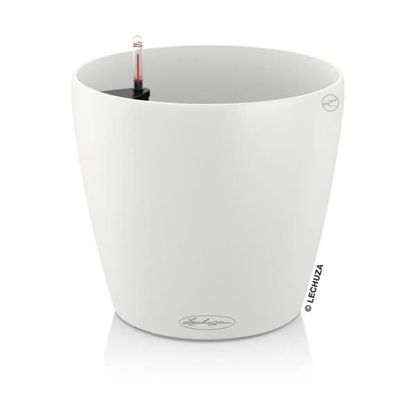 LECHUZA Planteringsmaskin Classico Färg 43 ALLT-I-ETT Vit 13230