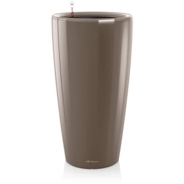 Rondo Premium 40 blomkruka - LEC - komplett kit - blank taupe - väderbeständig