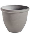 Miniatyrbillede 1 af 7: Plantekrukke Grå Polyresin Ø 49 cm Krukke til Planter Indendørs Blomsterkrukke Udendørs Urtepotte Haven Urtepotteskjuler Gulvkrukke