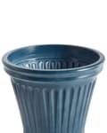Miniatyrbillede 6 af 7: Plantekrukke Blå Polyresin Ø 43 cm Krukke til Planter Indendørs Blomsterkrukke Udendørs Urtepotte Haven Urtepotteskjuler Gulvkrukke