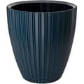Pikkukuva 1 / 4: Blomkruka - Trädgårds-ID - Fancy - 40 x 42 cm - För trädgård, balkong eller interiör - Bensinblå