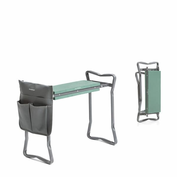 KÄYTETTY 3-in-1 Taitettava Puutarhaistuin Työkalupussilla InnovaGoods (Kunnostetut Tuotteet A)