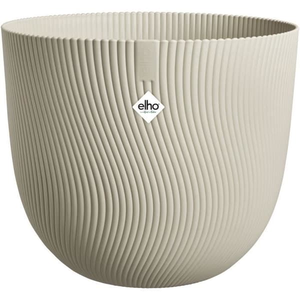 Blomkruka - ELHO - Sereh Round 40 - Beige - Ø 39 x H 33 cm - 100% återvunnet