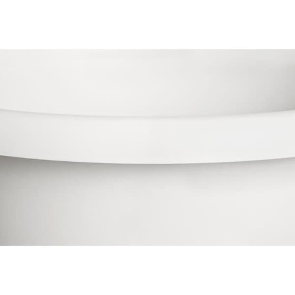 Blomkruka - ELHO - Amiga Rund 40 - Vit - Ø 39 x H 29 cm - Utomhus - 100% återvunnet