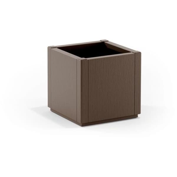 Blomlåda - ETHICA - Taupe - Fyrkantig - 38 L - STEFANPLAST