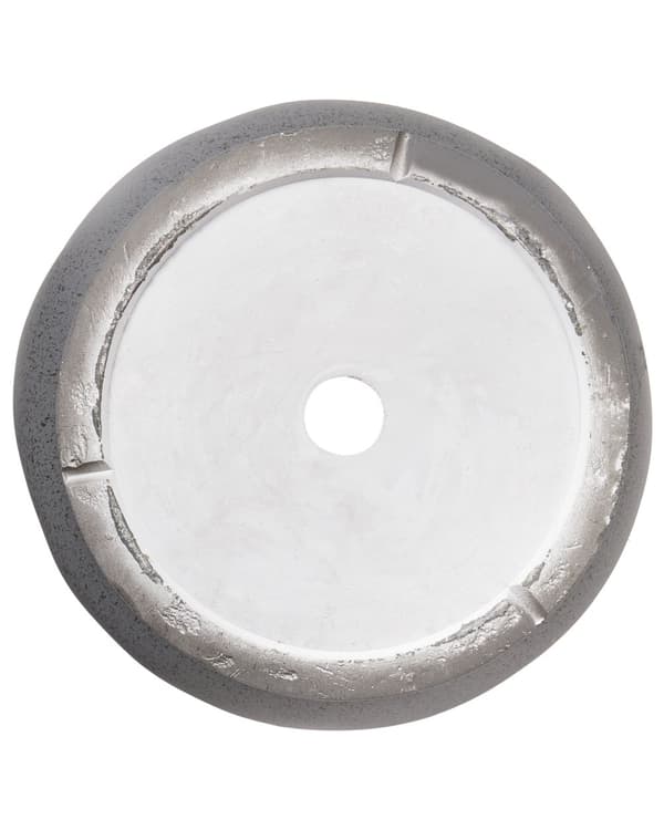 Plantepotte Mørkegrå 36x36x39 cm MgO Round Terrazzo Effect Innendørs Utendørs Værbestandig