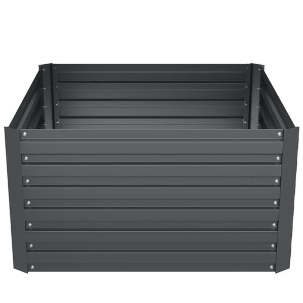 Højbed Blomma, 540l, galvaniseret, 100x100x56cm - anthrazit