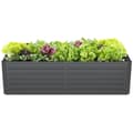 Miniatyrbillede 6 af 10: Højbed Blomma, 1100 L, galvaniseret, 200x100x56cm - anthrazit