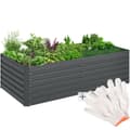 Miniatyrbillede 1 af 10: Højbed Blomma, 1100 L, galvaniseret, 200x100x56cm - anthrazit