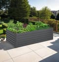 Miniatyrbillede 3 af 10: Højbed Blomma, 880 L, galvaniseret, 200x60x80cm - anthrazit