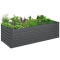 Miniatyrbillede 5 af 10: Højbed Blomma, 880 L, galvaniseret, 200x60x80cm - anthrazit