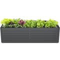 Miniatyrbillede 6 af 10: Højbed Blomma, 880 L, galvaniseret, 200x60x80cm - anthrazit