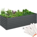 Miniatyrbillede 1 af 10: Højbed Blomma, 880 L, galvaniseret, 200x60x80cm - anthrazit
