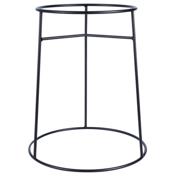 Urtepottestander i metal, sort, dobbeltsidet, 45x53cm