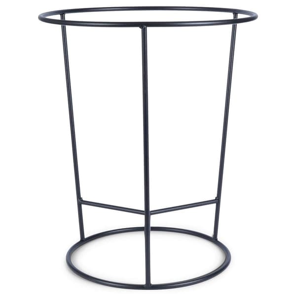 Urtepottestander i metal, sort, dobbeltsidet, 45x53cm