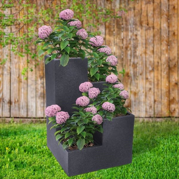 Balkongträdgårdsblomställ, 4-vånings kaskadblomkruka, kaskadblomkruka utomhus