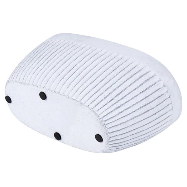 Hvid keramik urtepotte 26x13 cm