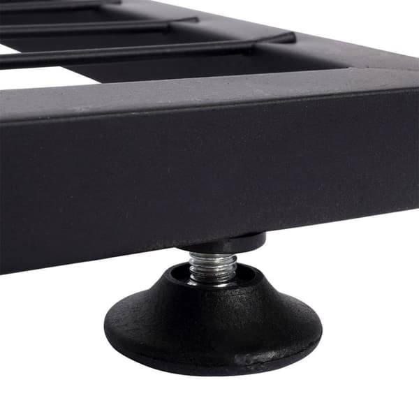 4-lags blomsterstativ til urtepotter, sort metal, 80 cm