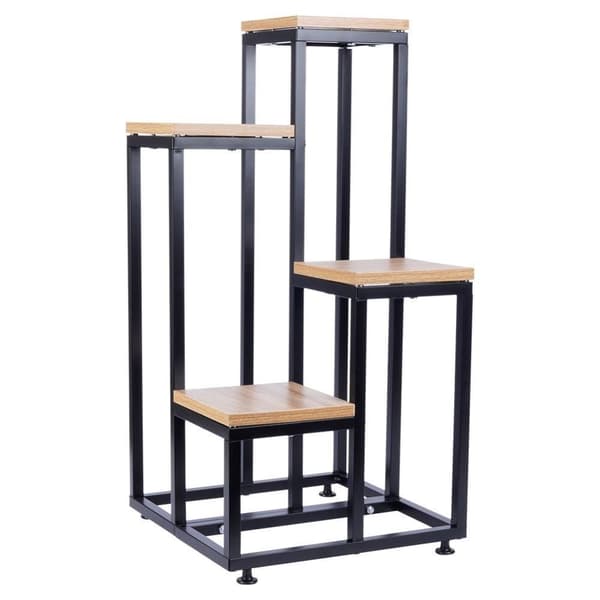 4-lags blomsterstander i metal, 69 cm