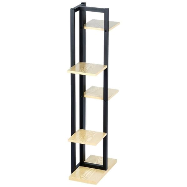 5-lags blomsterstander i metal, 116,5 cm